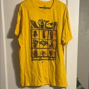 Nike Yellow Graphic Men's Shirt